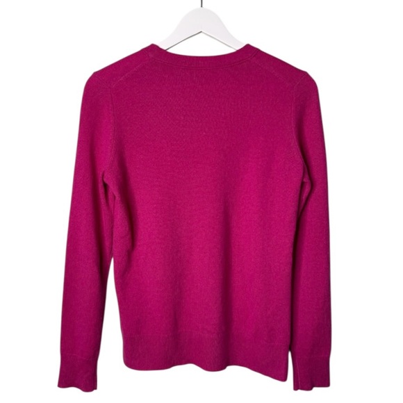Theory Cashmere Kaylenna Soft Cashmere Drop Shoulder Sweater Pink Women’s Medium - Picture 2 of 8